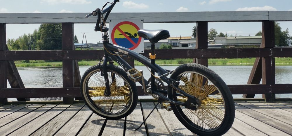 BMX koła 20cali złote