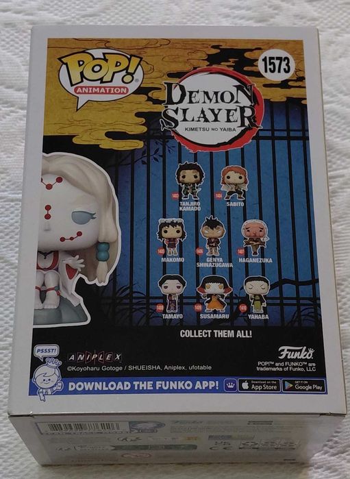 funko pop demon slayer 1573 spider demon mother glow chase