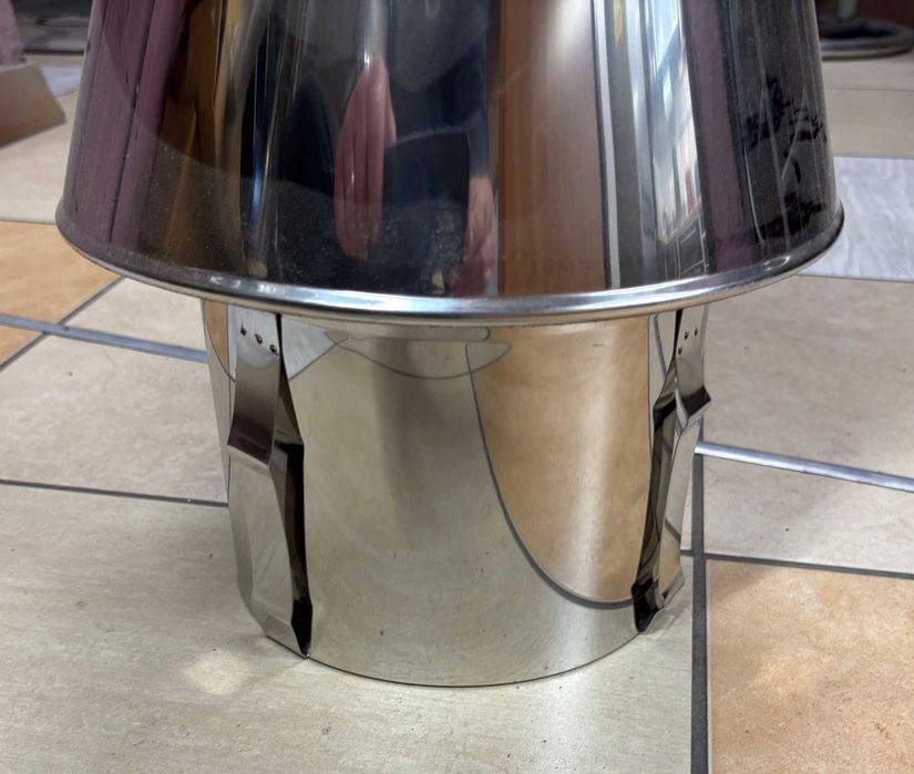 Daszek na komin, stal nierdzewna