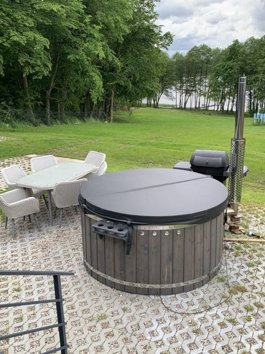 Kaszuby Domek letniskowy własna linią brzegowa, Sauna, balia, jacuzzi