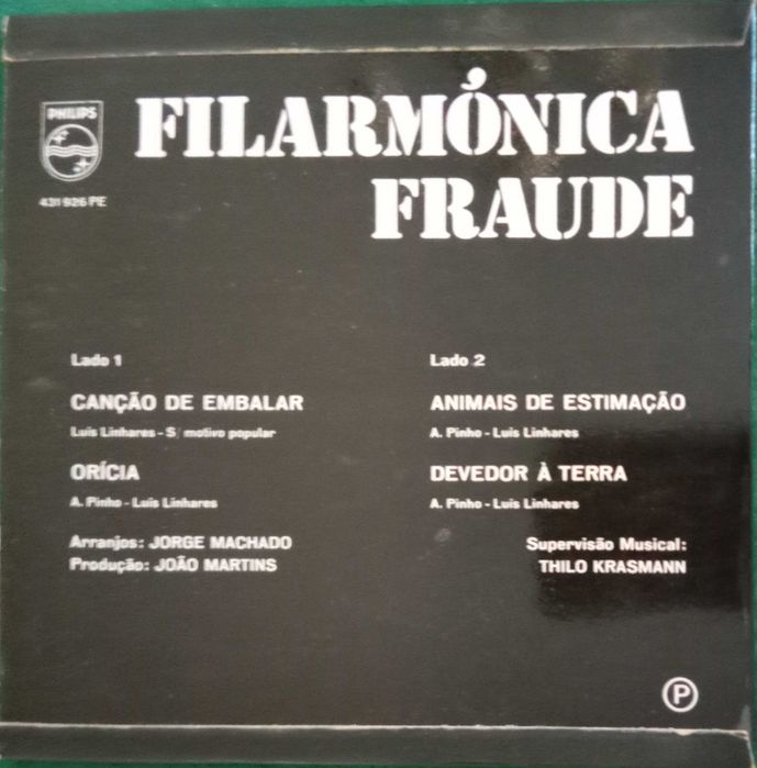 Filarmónica Fraude	- - - - -	Canção de Embalar	- - - - -	EP