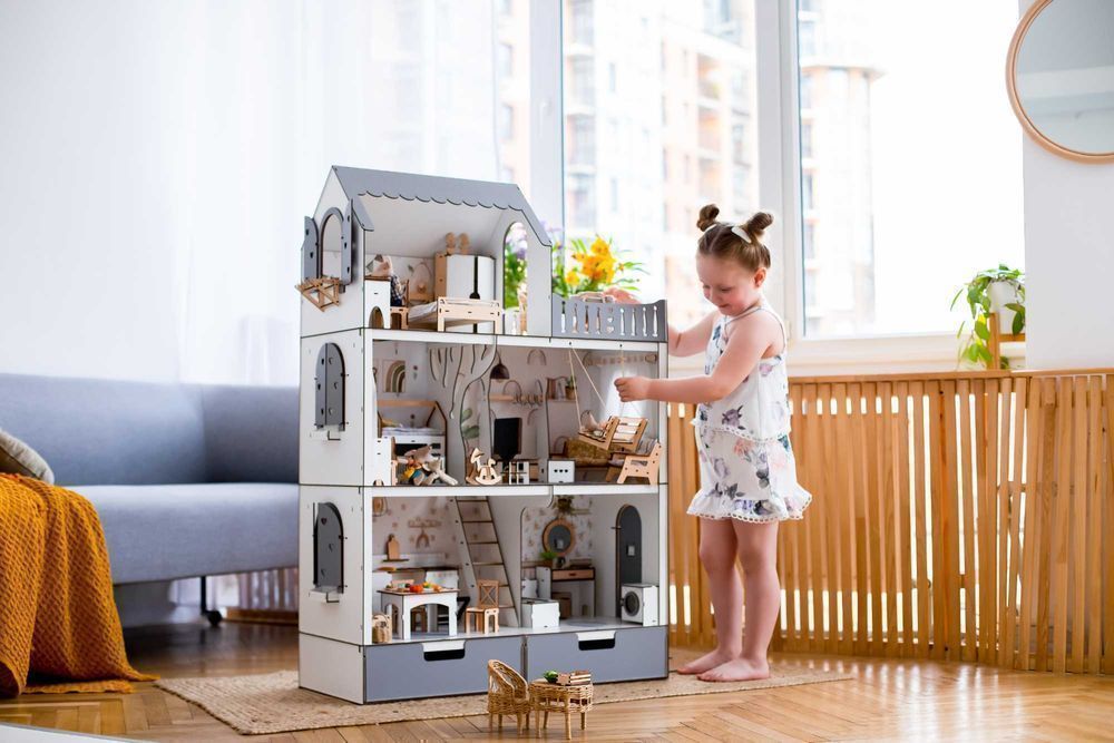 Ляльковий будинок Люкс Еко будинок для Барбі Лол кукольный дом