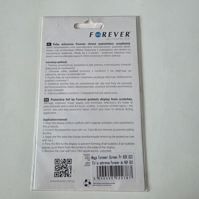 Folia ochronna Forever do NOK 820
