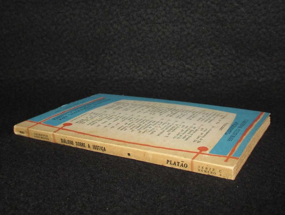 Livro Diálogo Sobre a Justiça Platão