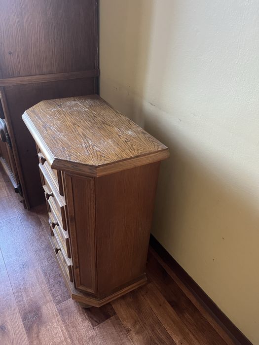 Trzy komody drewniane retro