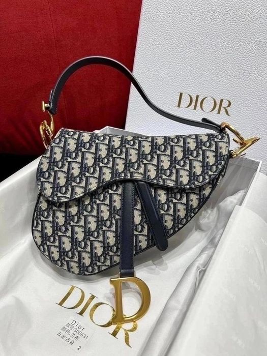 Mala Saddle Bag Monogram Oblique Christian Dior