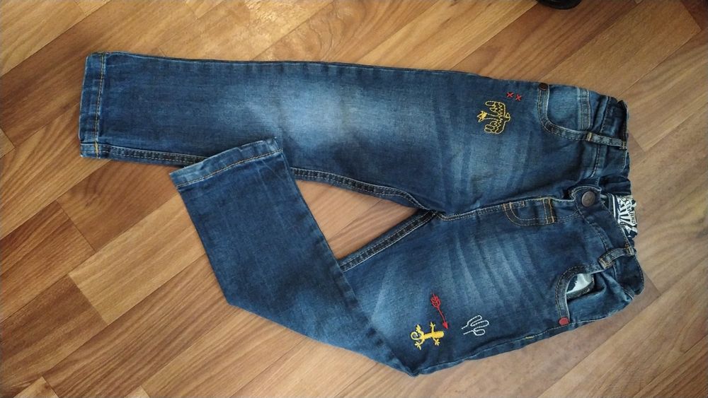 Джинсы скинни для мальчика, 2-3 года, 92-98см, зауженные