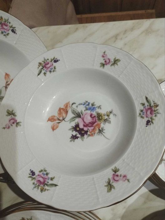 Фарфоровый столовый сервиз, Чехословакия.