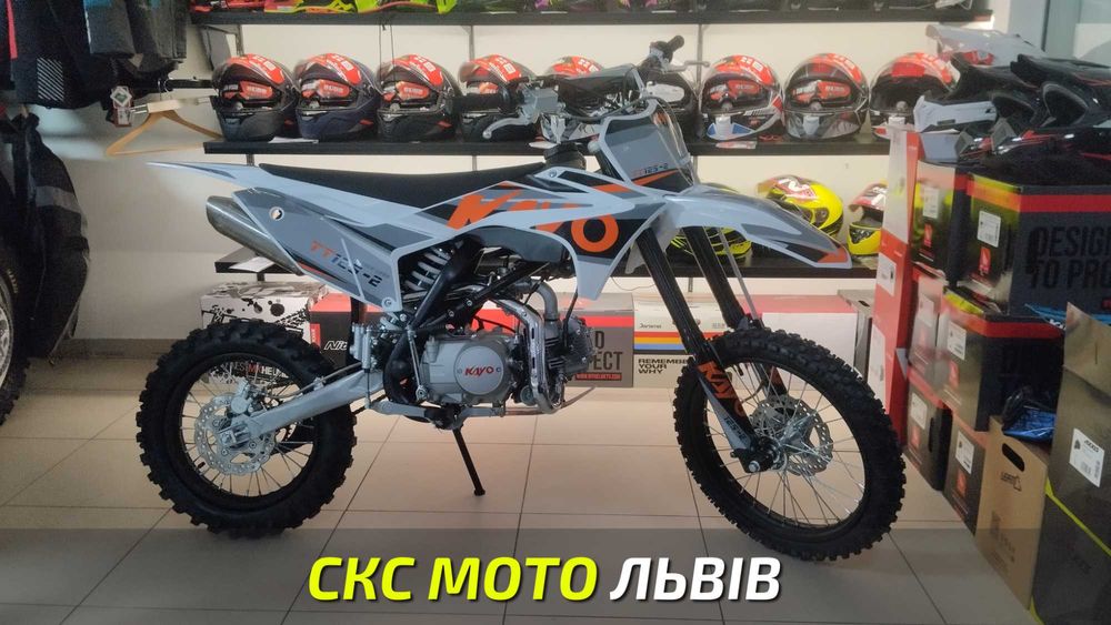 Пітбайк KAYO TT125  Офіційний дилер! Гарантія! Сервіс! Доставка! Кредитування!