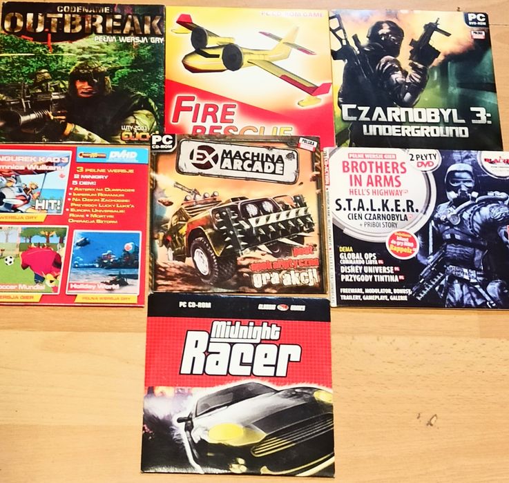Gra komputrrowe 7 szt