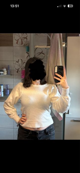 Sweter biały  NA-KD