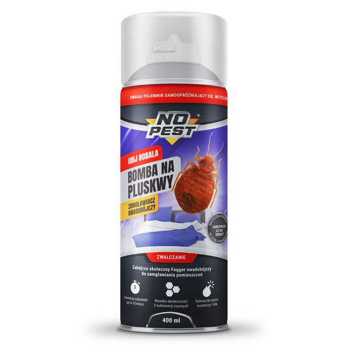 Bomba, środek, preparat, zamgławiacz na pluskwy domowe No Pest® 400ml