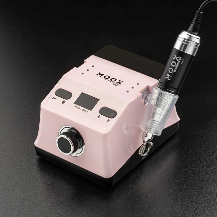 Фрезер для манікюру і педикюру MOOX X401 50 000 об/хв 70W Рожевий