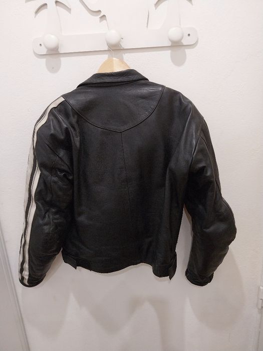Blusão Moto em couro com proteções tamanho M