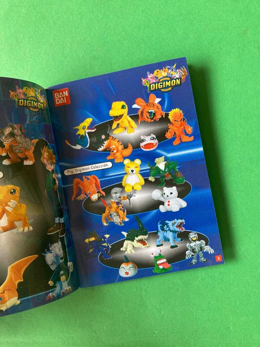 Mini Catálogo Digimon 1999 Bandai