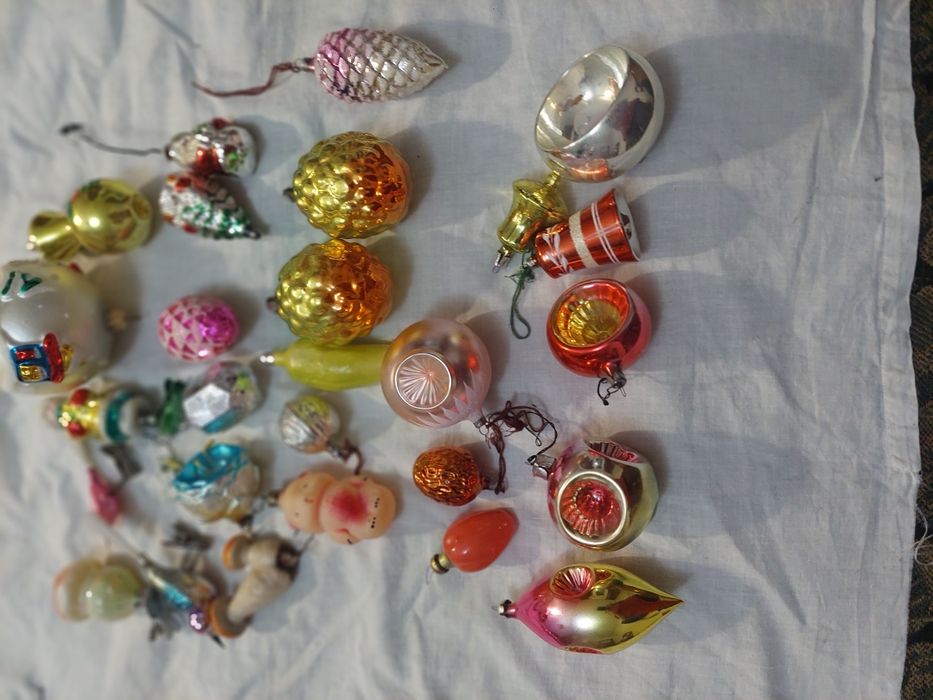 Елочные игрушки времен ссср