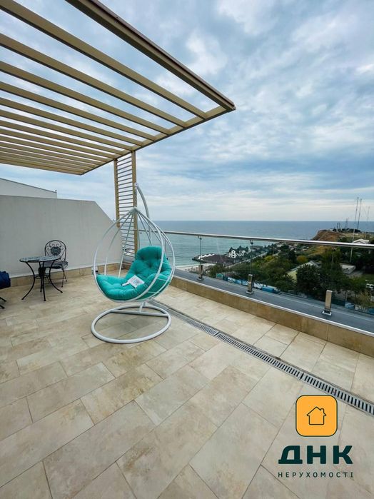 Однокомнатная квартира. Терраса. Вид на море. ЖК Маринист.