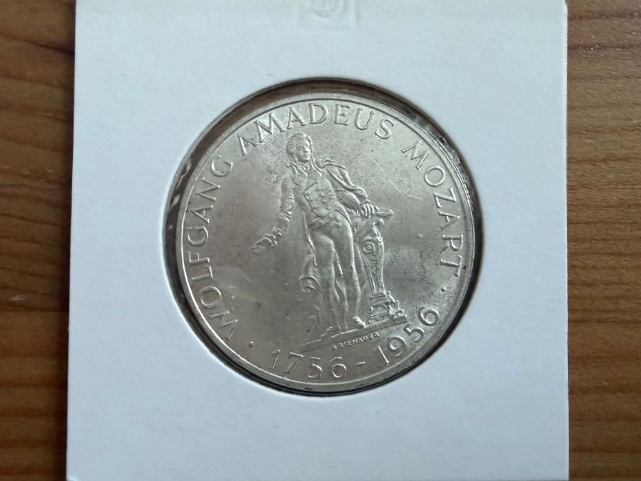 Moneta Austria 25 szylingów Ag 1956 r (VI)