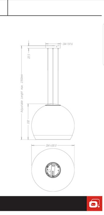 Duże lampy wiszące 4szt.  Lirio Carino by Philips
