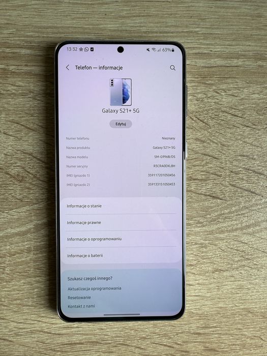 Samsung Galaxy S21 plus 256 Gb