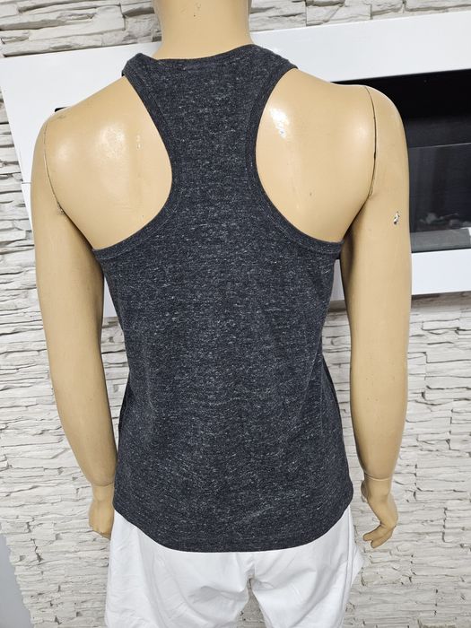 Top / T-shirt Nike szary na ramiączkach rozmiar S sportowy