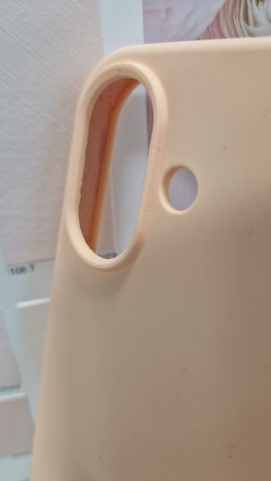 Silicone Lite Case do Iphone 16 brzoskwiniowy + szkło Gratis
