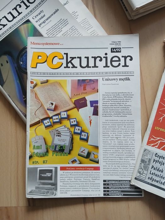 PC Kurier 1992 pismo użytkowników komputerów osobistych 27 sztuk