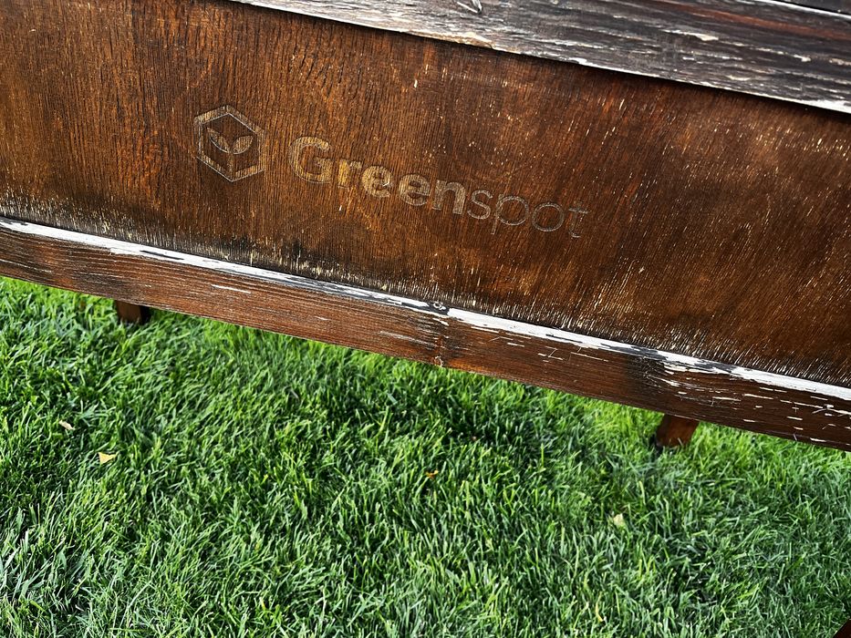 Drewniany zielnik / mini szklarnia Greenspot Vintage + Drewnochron 2,5L Palisander