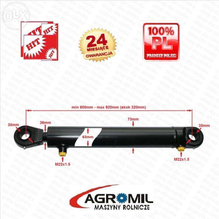Cylinder hydrauliczny siłownik SKOK 320 L 600 dwustronnego działania