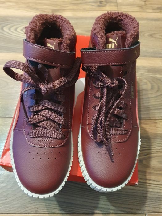 Sneakersy wysokie ocieplane r.35