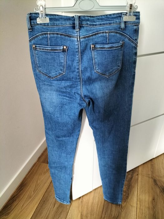 Jeansy skinny 38