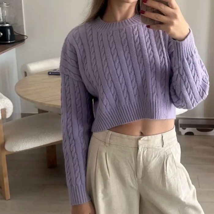 Светр укорочений