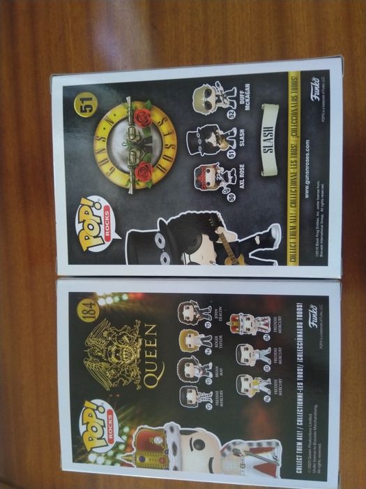 Pop rocks Queen Freddie Mercury e guns and roses Slash roses