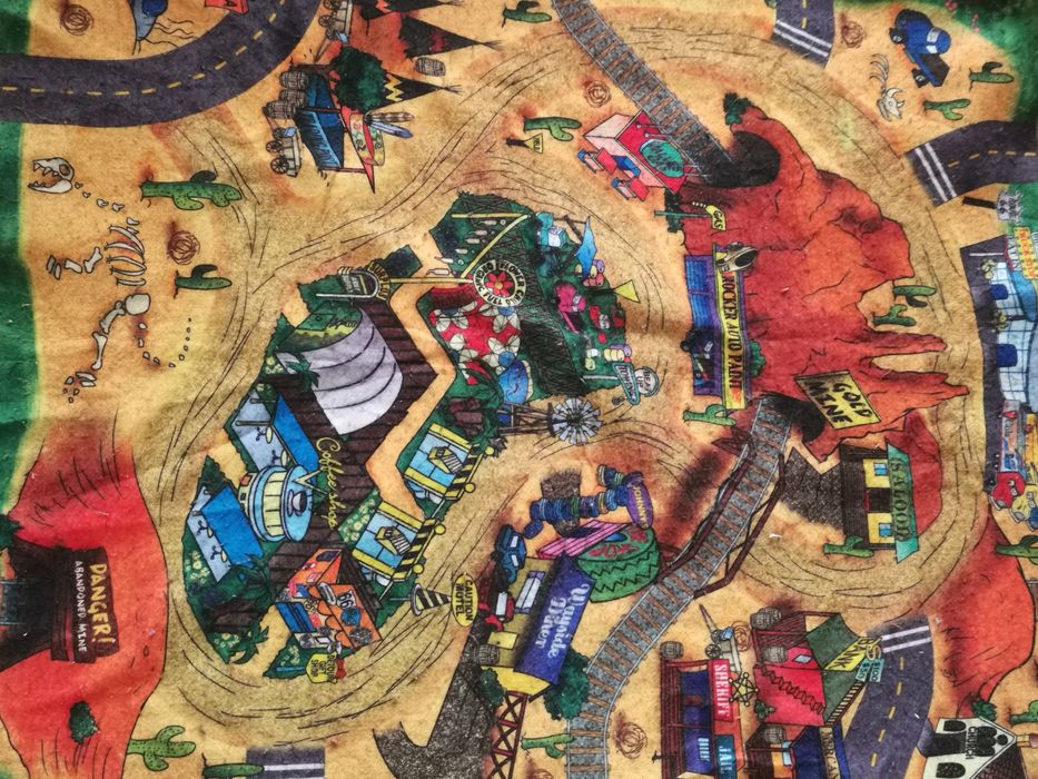 Mały dywan droga dla dzieci