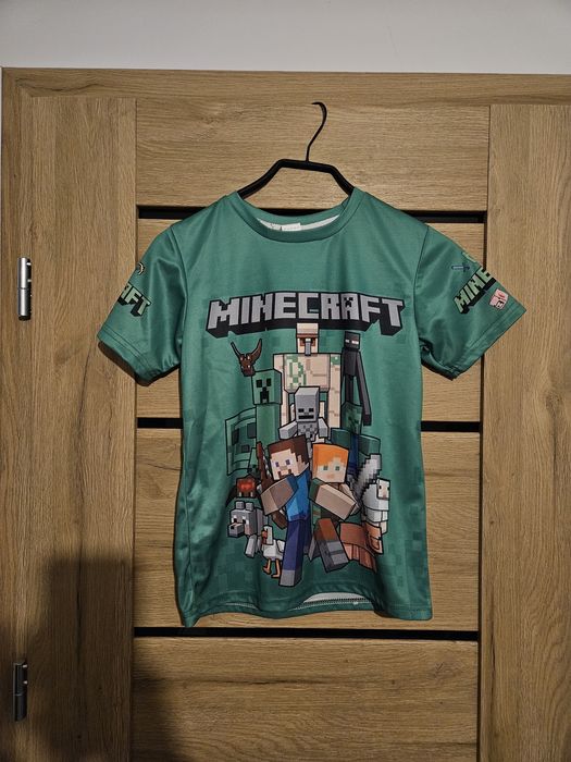 Chłopięcy t-shirt Minecraft.  Rozmiar 140 . Stan idealny