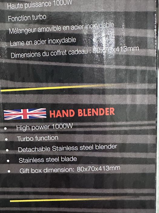 Blender reczny nowy/nieuzywany