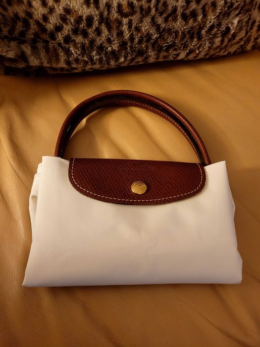 Bolsa Longchamp Le Pliage S Original Branca.