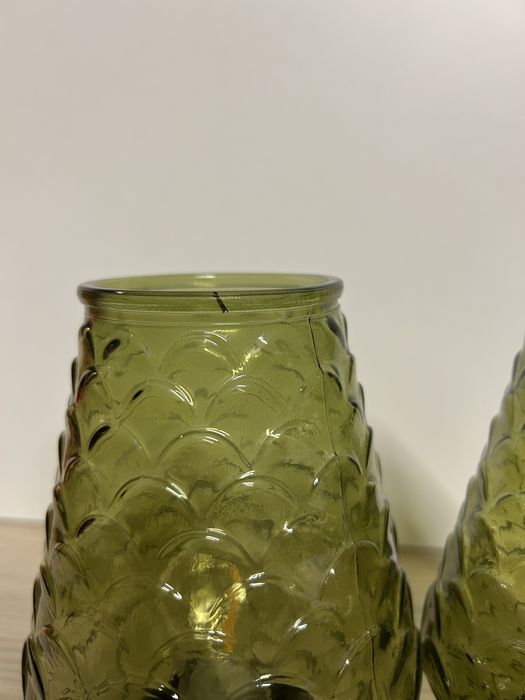 Szklane lampiony LED, zestaw 2 lampionów nr.8719