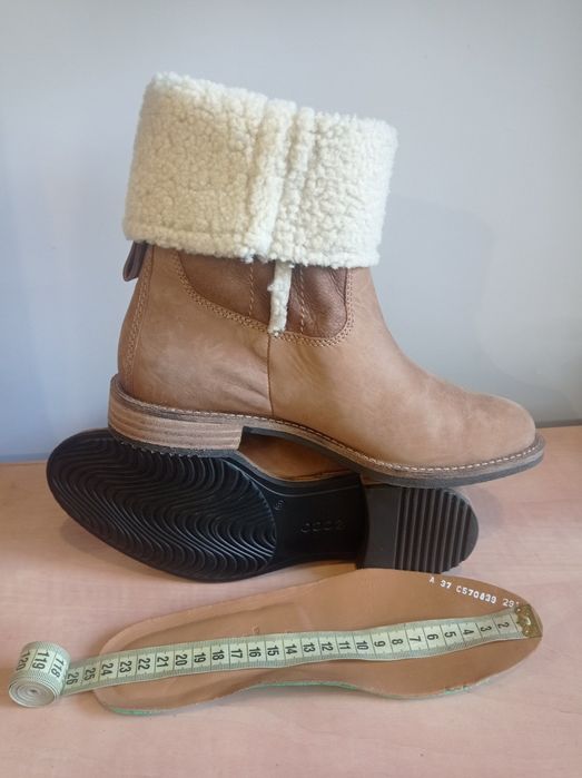 Черевики зимові шкіряні Ecco 37 р.