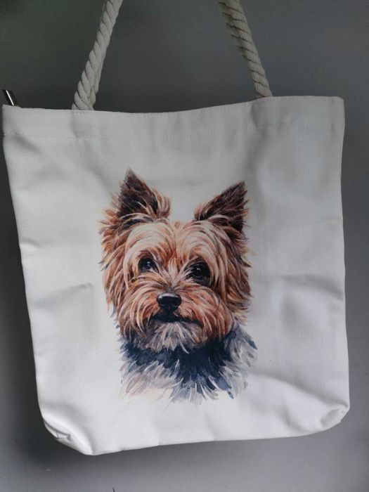 Torba z głową psa Yorkshire Terrier York