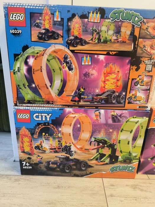 Оригінальні набори LEGO City Stuntz з Німеччини 60339 та 60361