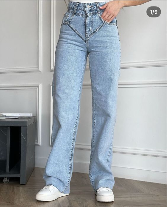 Джинси кльош, широкі