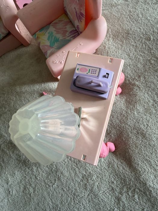 Zestaw salon living prettty Barbie 1983