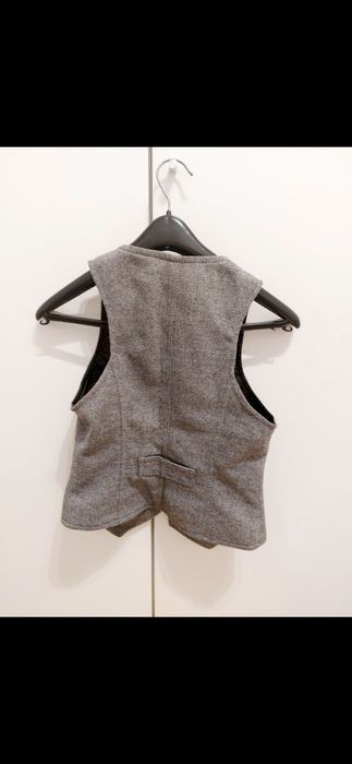 Colete prateado zara
