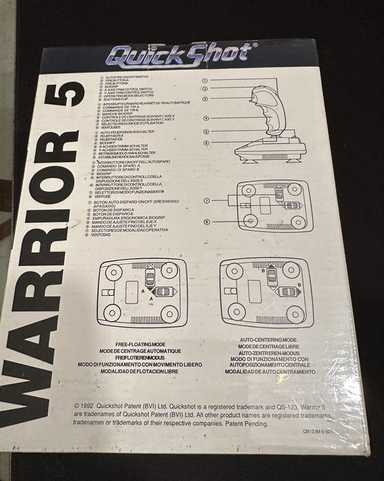 Joystick Pc QuickSohot Warrior 5 (ainda selado)