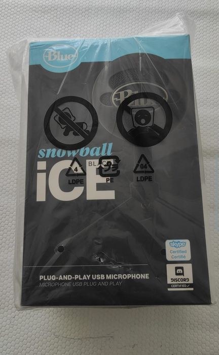 Microfone Logitech Blue Ice Snowball