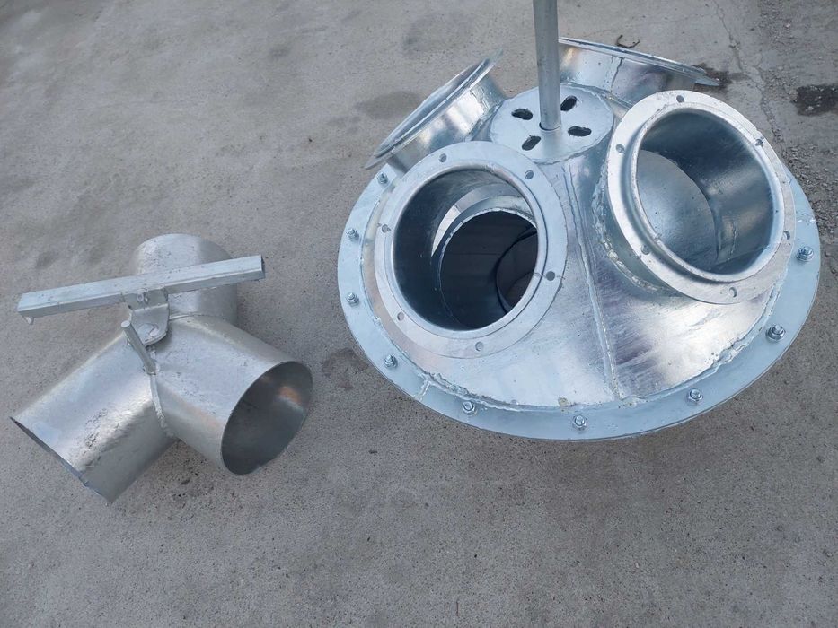 Podajnik pionowy do zboża/ 2 metry element przedłużający fi 160 mm