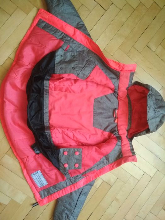 Kurtka zimowa z kapturem ciepła nieprzemakalna narciarska 122/128 Lidl