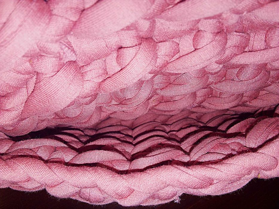 Mala de trapilho feita à mão