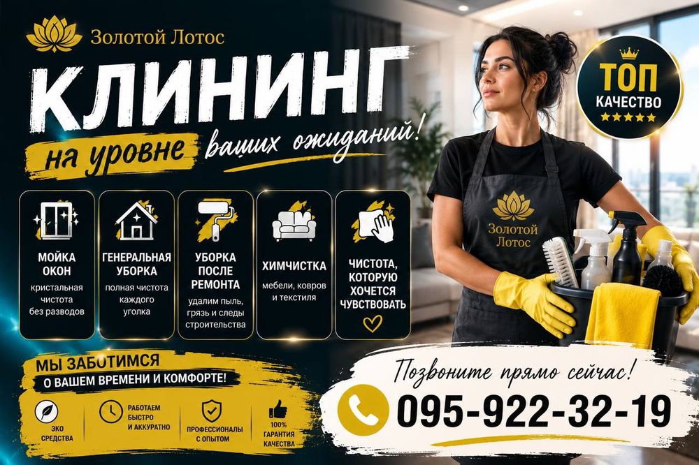Мойка окон • Уборка квартир и домов • Химчистка мебели – Клининг